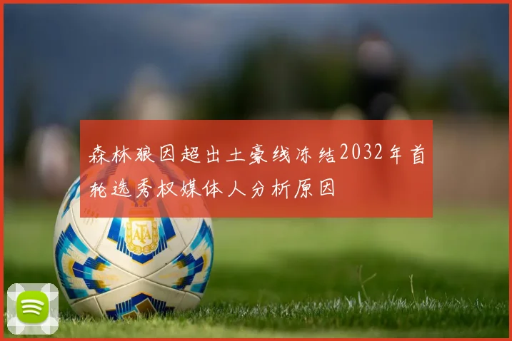 森林狼因超出土豪线冻结2032年首轮选秀权媒体人分析原因